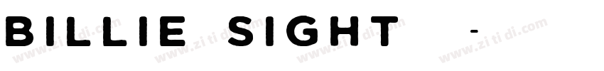 Billie Sight字体字体转换